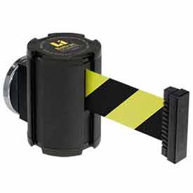 Lavi Industries 50-41300MG-WB-SF Magnetic Wall Mount Unit, 13 Ft. Retractable Belt Extension, Safety Yellow Hatch