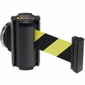 Lavi Industries 50-3010MG-WB-SF Magnetic Wall Mount Unit, 7 ft. Retractable Belt Extension - Wrinkle Black