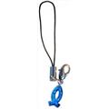 Solid Rock Jewelry 760414 Cell Phone Strap Blue Ichthus Solid Rock Jewelry 760414 Cell Phone Strap Blue Ichthus