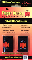 Picture of Neo Nuckles Athletic Finger Protector&#44; Small&#44; Black