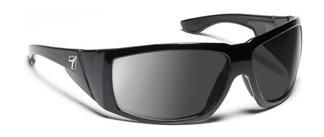 Jordan Glossy Black Frame with Sharp View Gray Lens