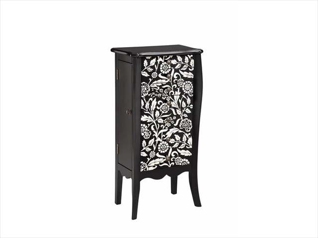 Jewelry Chest- Black - 19.5 W x 12 D x 39.5 H In.