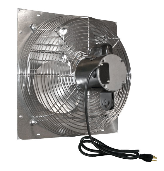 Picture of J and D VES12C 12 In. Shutter Exhaust Fan With Cord