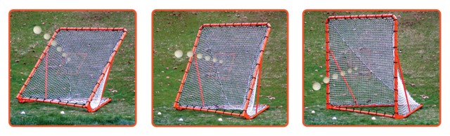 Picture of EZGoal 87615 6 x 6 Ft. Folding Lacrosse Goal With Tilting Rebounder