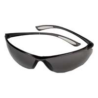 Feather Fit Gray Frame Safety Glasses with Gray Lenses