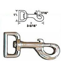 Picture of Baron 017-1 Bolt Snap Nickel Swivel - 3.18 In.