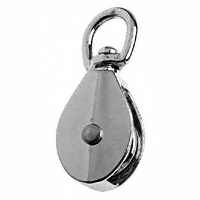 0173ZD-3-4 Single Swivel Rope Pulley Cast Iron- .75 In.