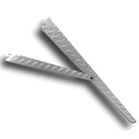 0203-14PM Heavy Duty Shelf Bracket - Platinum - 14in. - Set of 2 - 500 lbs Capacity