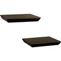 Knape & Vogt 0140-2X10BK Shelf Decor Floating - Black, Pair Knape & Vogt 0140-2X10BK Shelf Decor Floating - Black, Pair