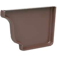 Picture of Amerimax Home Products 2520619 Brown Aluminium Right Hand End Cap 5In.