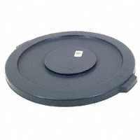 264560BLK Gray Plastic Refuse Lid - 44 Gallon -  RUBBERMAID, 6755904