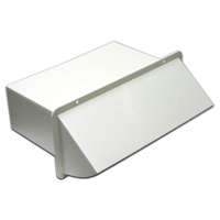 1170W Plastic Wall Cap Damper - 3.25 By 10 In.