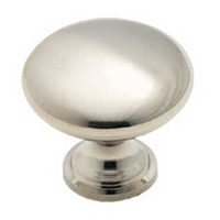 14404SCH 1.19 In. Round Knob Brushed Satin Chrome