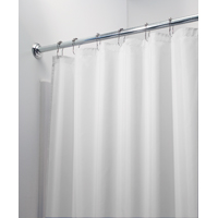 Picture of Inter-Design 14652 White Poly Shower Clear
