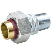 167-004NL Dielectric Union .75 Mip Brass