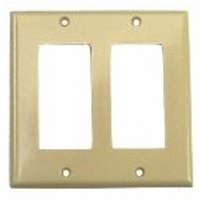 Picture of Cooper Wiring 2152V-BOX 2 - Gang Standard Rocker Plate- Ivory