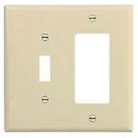Picture of Cooper Wiring 2153V-BOX 2 - Gang Toggle & Decorator Plate- Ivory