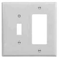 Picture of Cooper Wiring 2153W-BOX 2 - Gang Toggle & Decorator Plate- White
