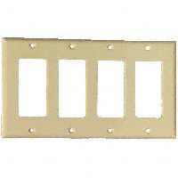 Picture of Cooper Wiring 2164V-BOX 4-Gang Standard Rocker Plate - Ivory