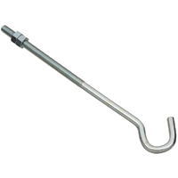 221705 .37 x 10 In. Zinc Hook Bolt