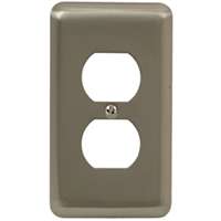 Picture of American Tack & Hdwe 2DPW Duplex Plate Pewter