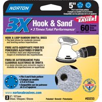 Picture of Norton 3233 Hook And Sand Paper Disc 60 Grit