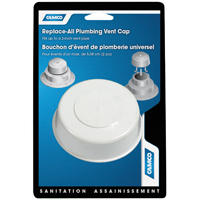 Camco Replace-All Plumbing Vent Cap Only, Polar White | Camping World
