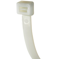 Cable Tie, 36 in L, 10.30 in Max Bundle Dia., Natural, Nylon 6/6, 175 lb Strength