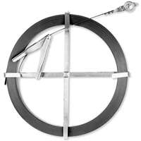 50500 Flat Sewer Rod & Holder - .5 x 50 In.