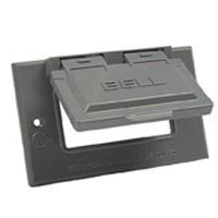 Picture of Bell Weatherproof 5101-5 Weatherproof Gfci Box Cover Gray