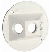 Picture of Bell Weatherproof 5197-6 Weatherproof Cover 4 Round Cluster - Three Hole White