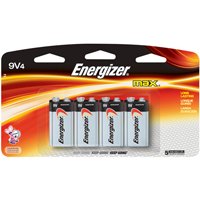 Battery 522BP-4H  Max Alkaline 9V - 4 Pack -  Energizer, 3612926