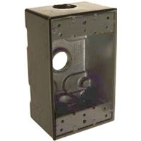 Picture of Bell Weatherproof 5320-2 1-Gang 3.5 Outlet Box Rectangular Bronze