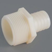 Anderson Metal 53701-0404 Nylon Insert .25 Barb x .25 Male Pipe Thread