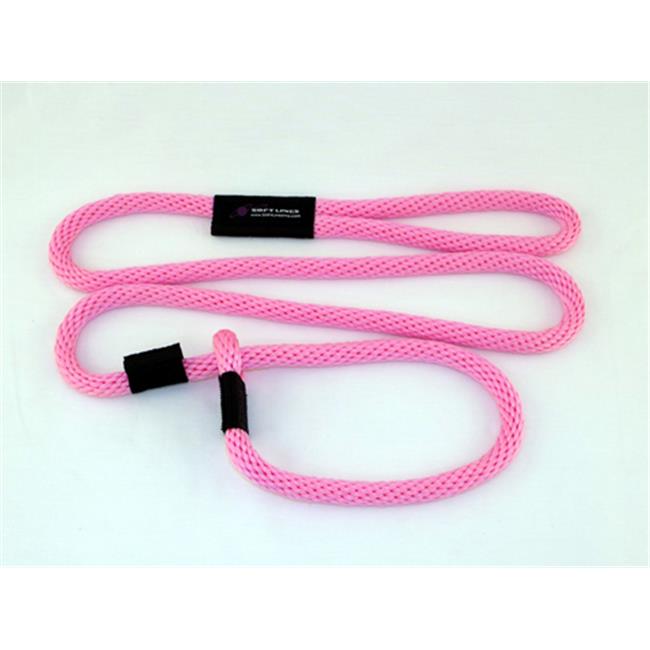 Soft Lines P20810HOTPINK Dog Slip Leash Diameter By 10 Ft