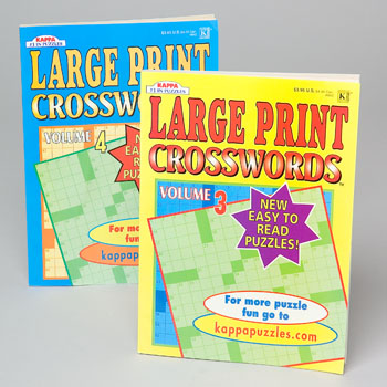 Picture of DDI 409061 Large Print Crossword Puzzle Case of 120