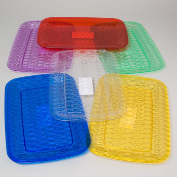RGP 41466 Serving Tray Rectangular 6 Colors , Pack Of 48