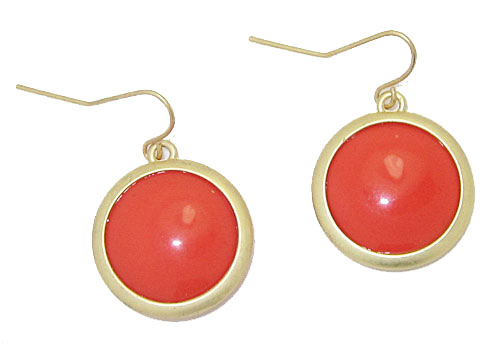 9659GLCR MX Orange Earrings