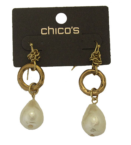 Picture of Designer Jewelry 45100086319 Chico Pearl Earrings 
