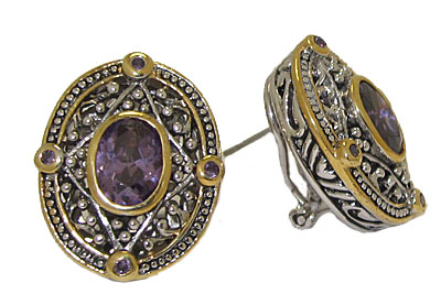 EP3503A Queens Cable Earrings Austrian
