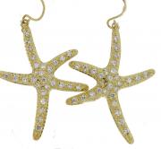 EP961Y Starfish Earring Swarovski Crystal