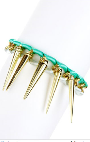 RBB0181-MNT Mint Spike Bracelet