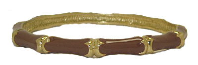 BR9274BR Enamel Bangle  hinged