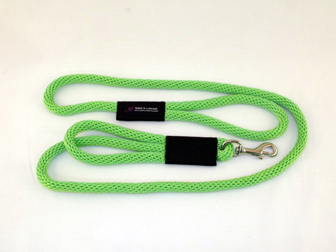 Picture of Soft Lines PSS11008LIMEGREEN 2 Handled Sidewalk Safety Dog Snap Leash 0.62 In. Diameter By 8 Ft. - Lime Green