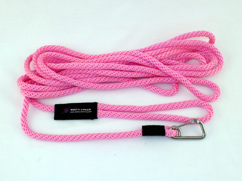 Picture of Soft Lines PSW10450HOTPINK Floating Dog Swim Snap Leashes 0.25 In. Diameter By 50 Ft. - Hot Pink