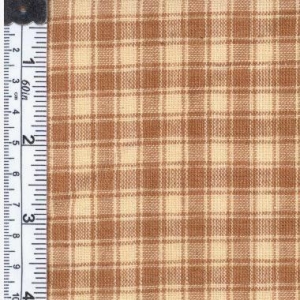 Picture of Textile Creations 149 Rustic Woven Fabric&#44; Plaid Light Brown&#44; 15 yd.