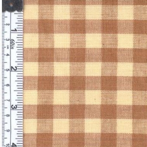 Picture of Textile Creations 150 Rustic Woven Fabric&#44; 0.37 Check Light Brown&#44; 15 yd.