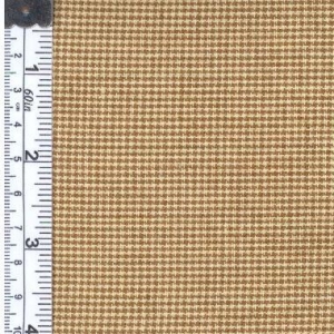 Picture of Textile Creations 152 Rustic Woven Fabric&#44; Fine Check Khaki And Natural&#44; 15 yd.