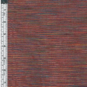 Picture of Textile Creations WR-004 Winding Ridge Fabric- Red Ikat With Slub- 15 yd.