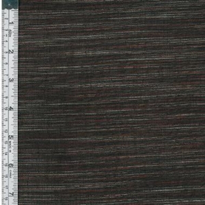 Picture of Textile Creations WR-24 Winding Ridge Fabric&#44; Black And Red Weft Ikat&#44; 15 yd.